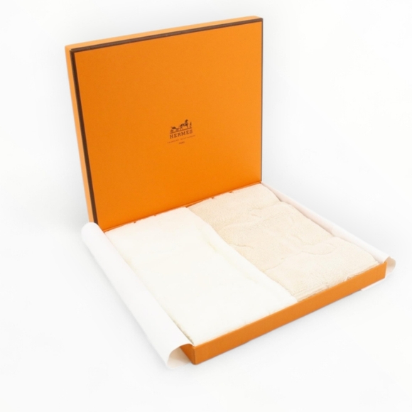 Hermes Accessories - Hermes Towels Two Set With Box Unused